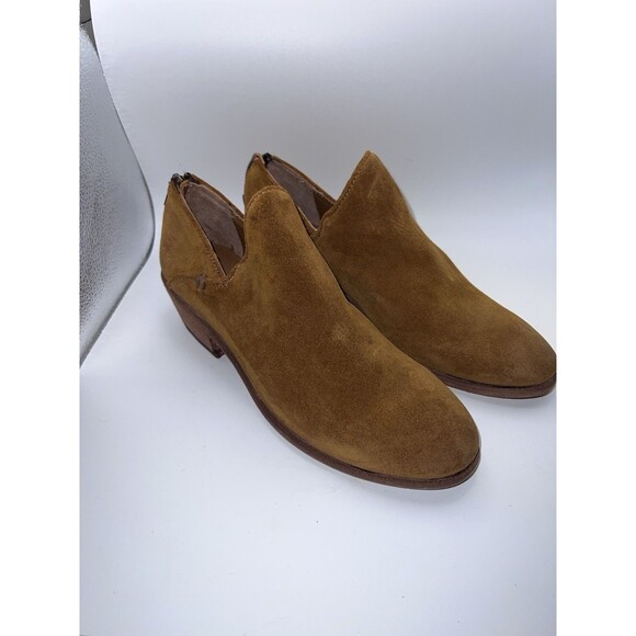 Frye Carson Shootie Ankle Bootie Womens Sz 7M brown Suede Leather Western Boho - Picture 11 of 11